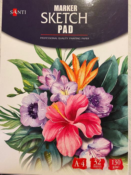 Альбом для маркерів santi (marker sketch pad)