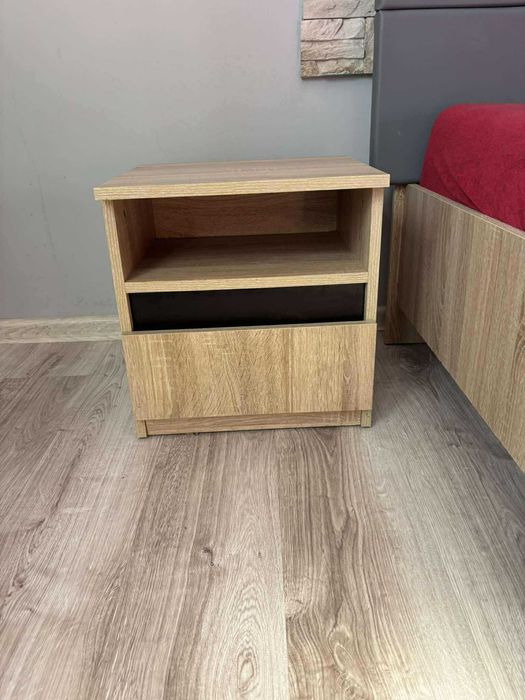 Łoże + materac + szafki nocne