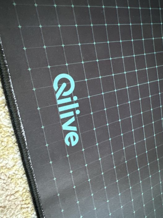 Mousepad gamer 45x90 Qiliver cor preto com detalhes