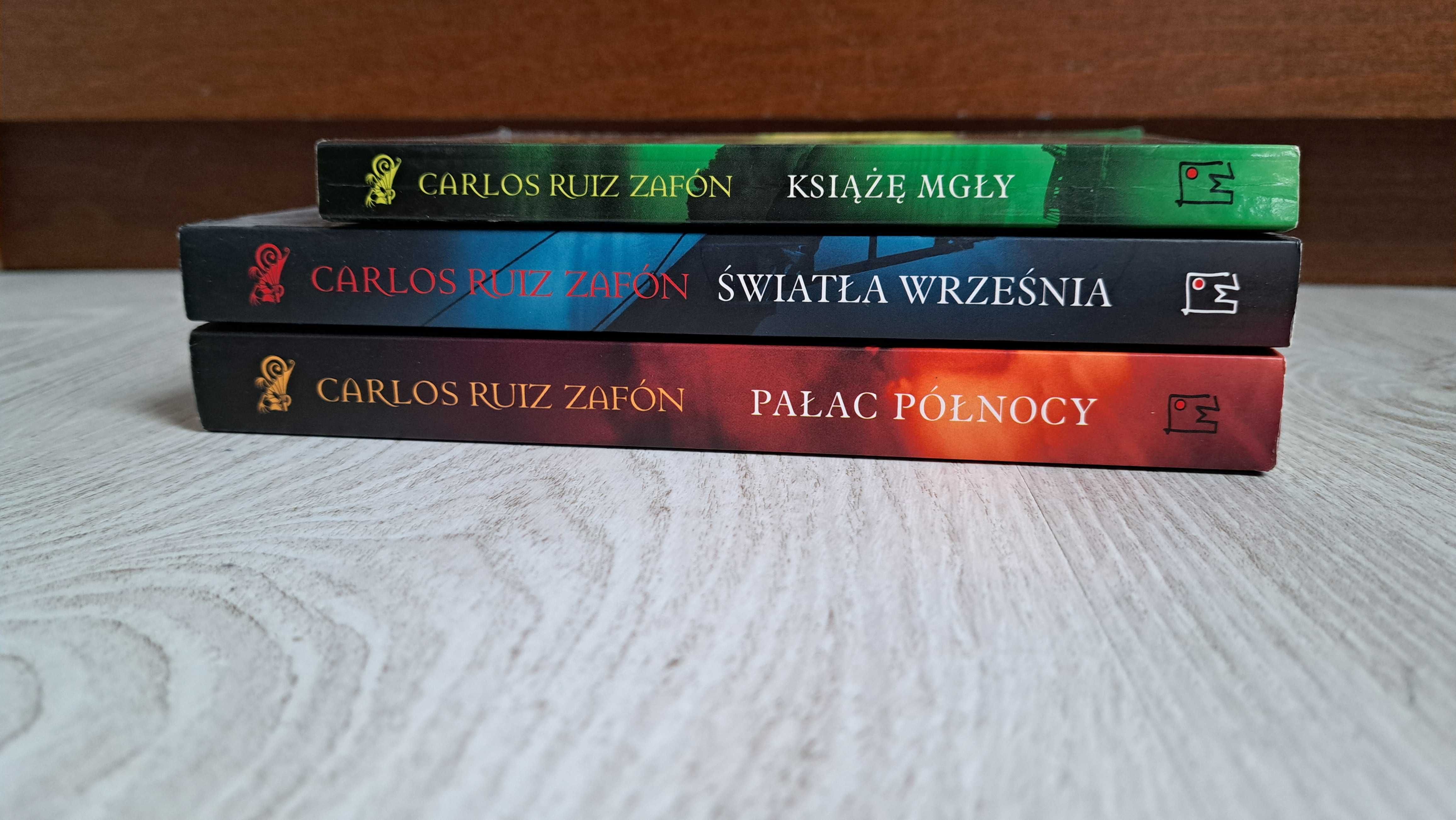 3x Carlos Ruiz Zafon Światła września + Książę Mgły + Pałac Północy