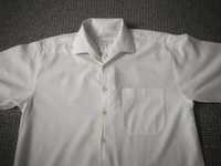 Koszula męska z krótkim rękawem biała TCM 39/40 ,100%cotton