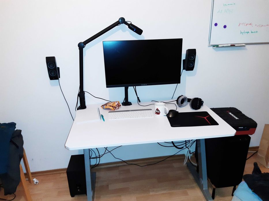 Biurko białe gamingowe SPC Gear GD100 (Onyx White)