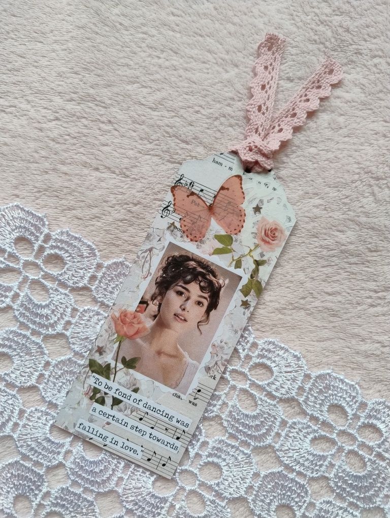 zakładka do książki Elizabeth Bennet Duma i uprzedzenie handmade