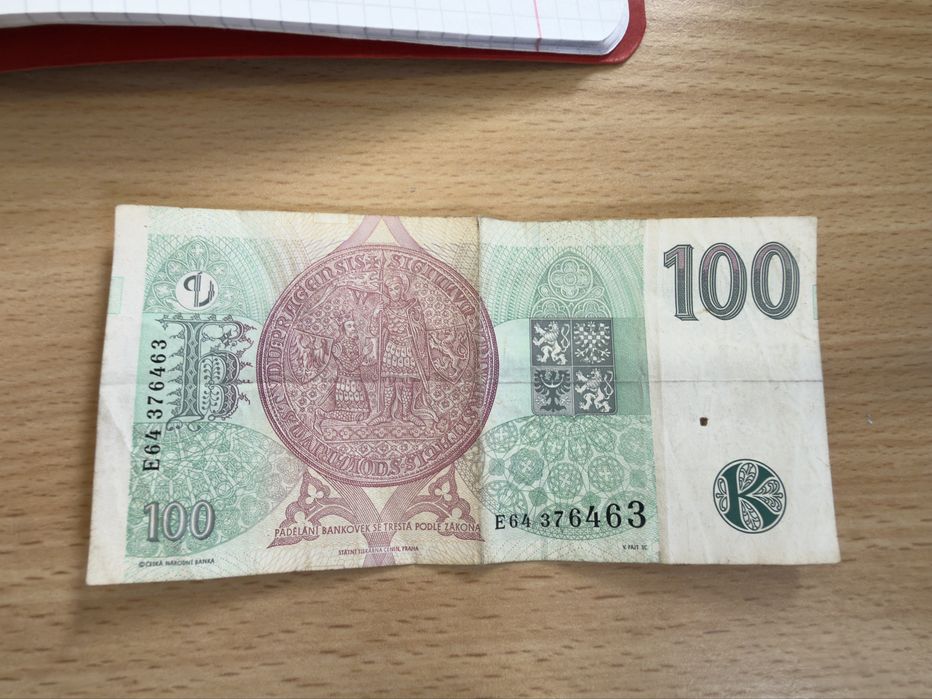 100 Koron Czeskich 1997r