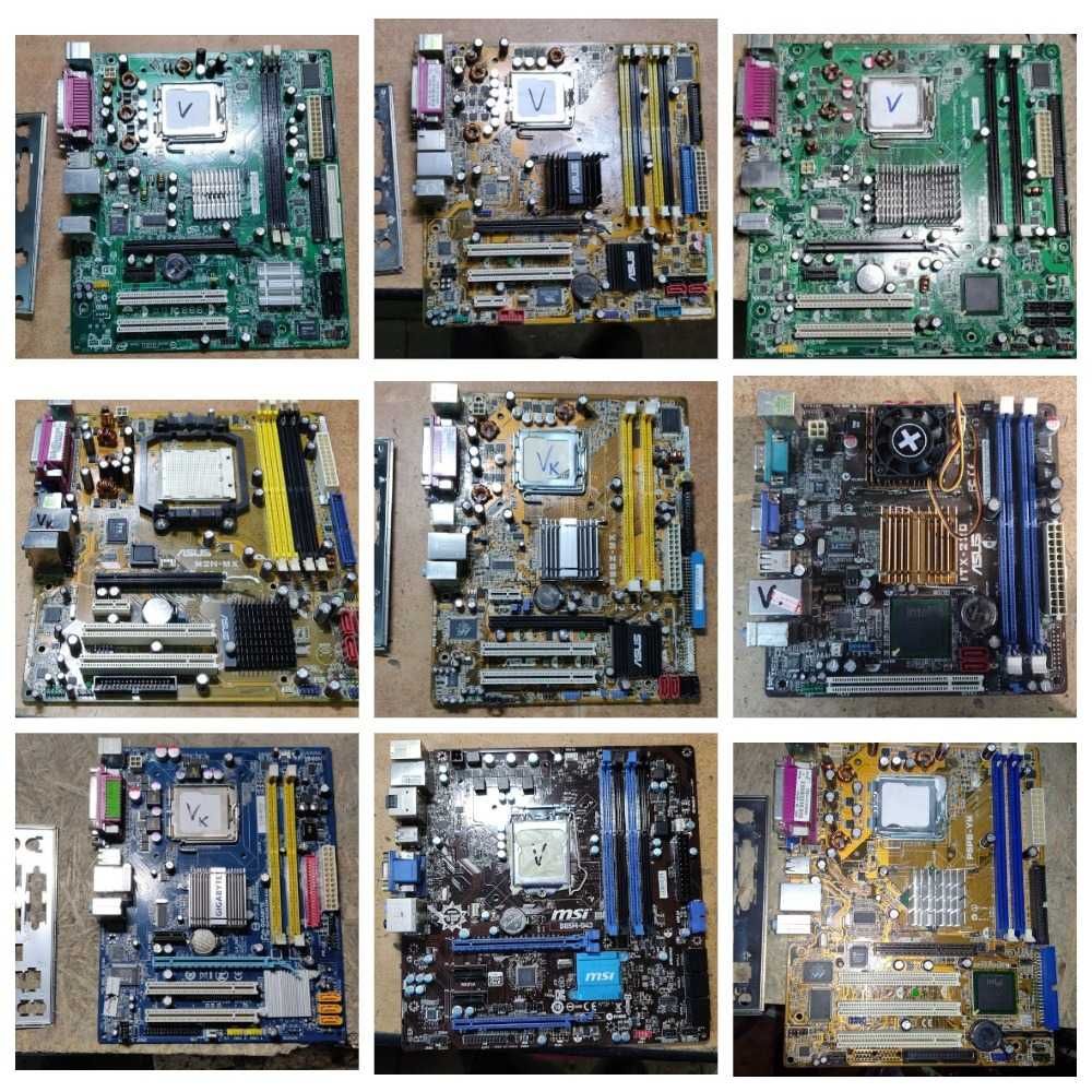 Материнская плата сокет socket lga 775 1155 AM2 AM3 FM1 под DDR2 DDR3