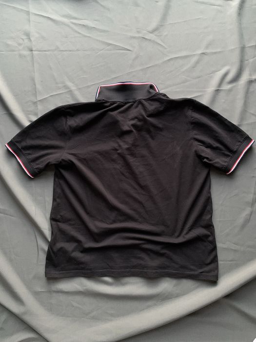 Поло Moncler чорне, стан ідеал (L/XL)