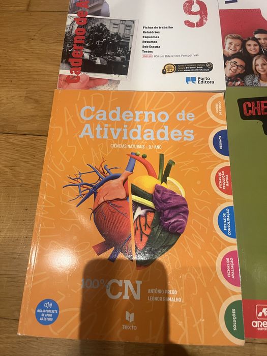 Cadernos atividades 9.º ano