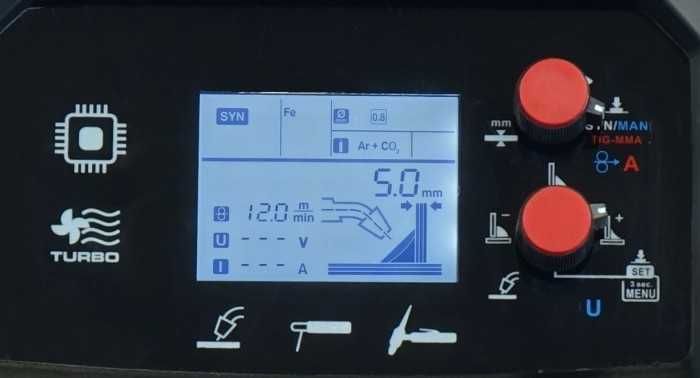 Spawarka migomat Ideal TECNO MIG 205 LCD 4x4 (zestaw)