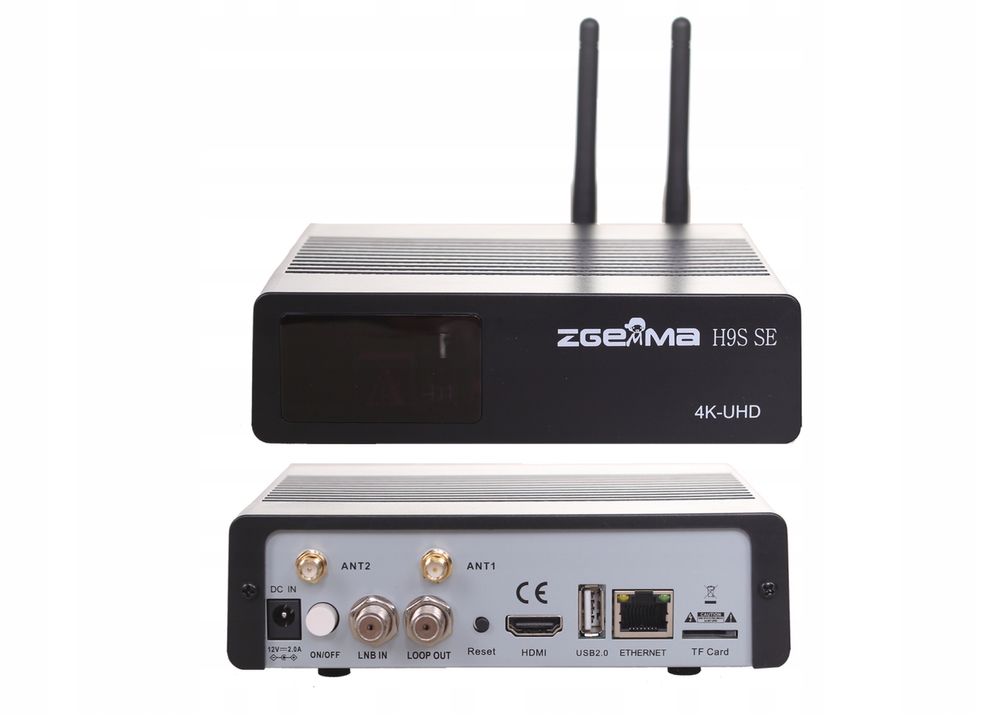 ZGEMMA H9s SE 4K ENIGMA2 Cccam IPTV Oscam + Android