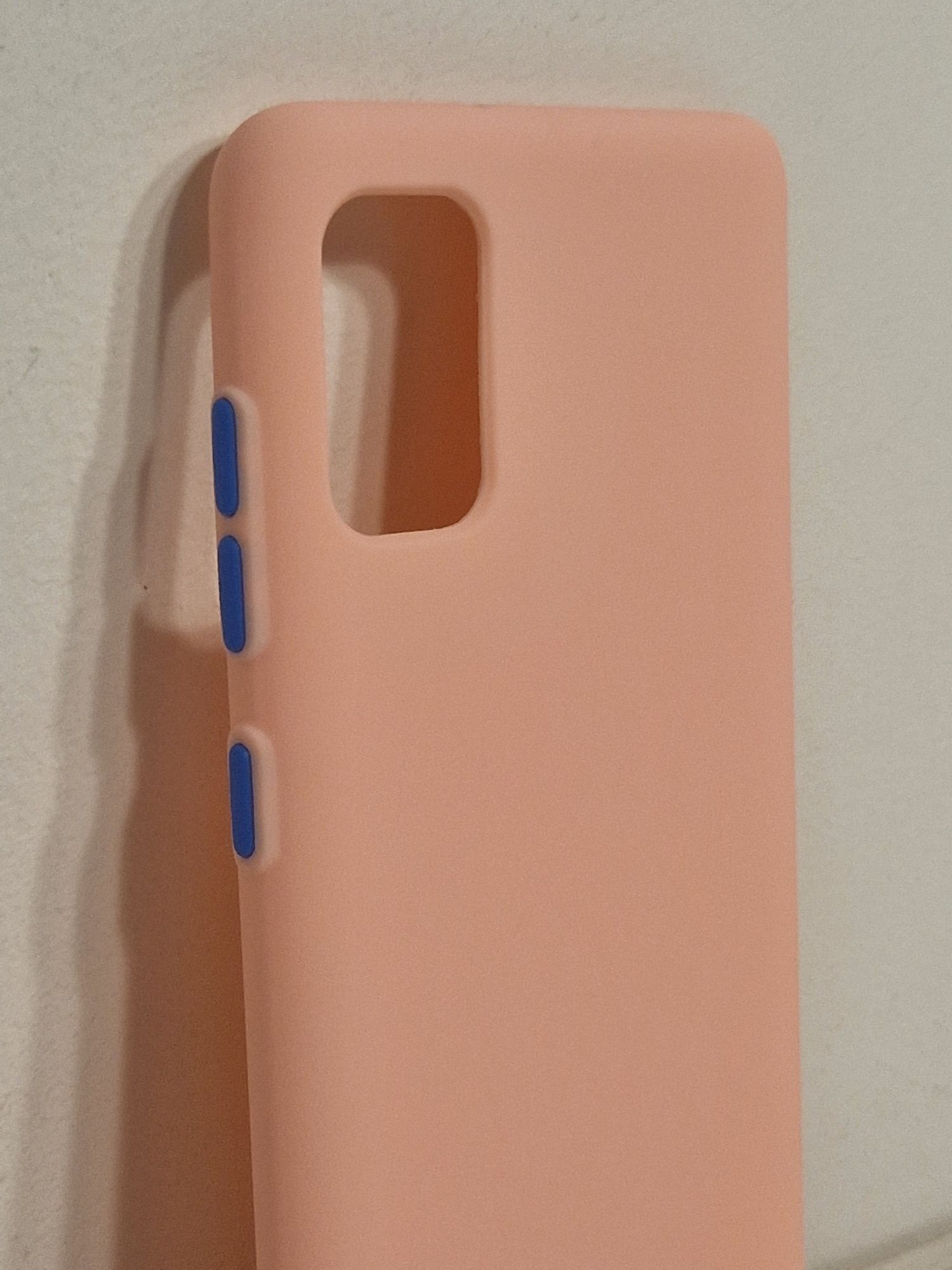 Solid Silicone Case do Samsung Galaxy A41 jasnoróżowy