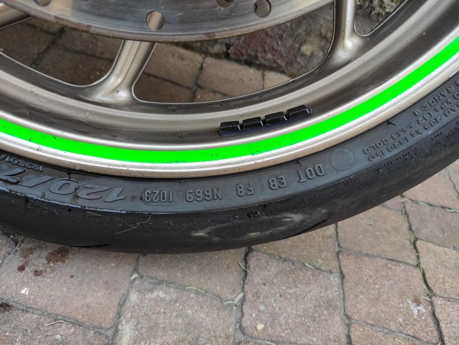 Koła alufelgi opony Pirelli Diablo supercorsa BMW K1200 K1300 k1200s