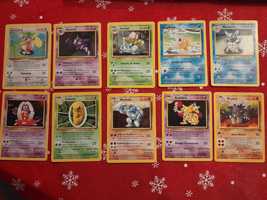 Cartas Pokemon Base Set + Jungle (incomuns)