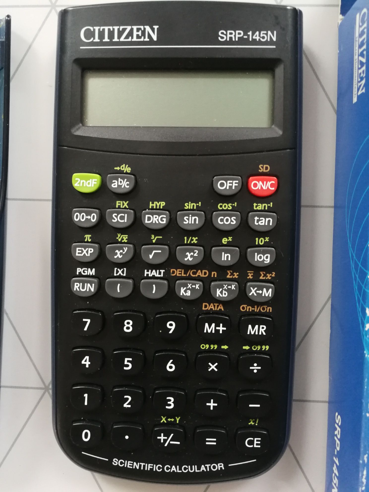 Калькулятор Citizen SRP-145N науковий, 86 формул, програмований
