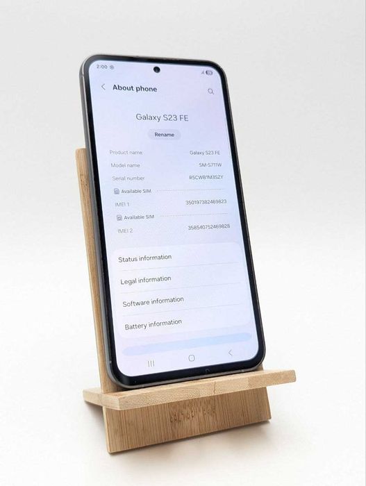 Samsung Galaxy S23 FE 128 GB szary