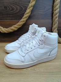 Białe damskie buty sportowe sneakersy Nike Ebernon Mid 39