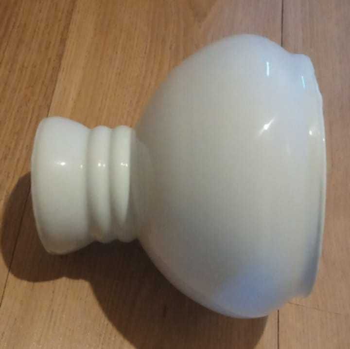 Biały klosz do lampy wys. 16cm
