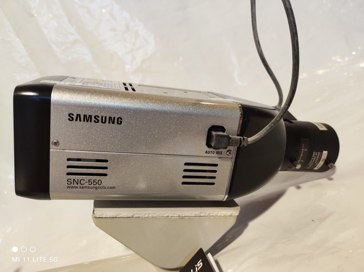 Kamera Samsung snc 550 CCTV do monitoringu instrukcja uchwyt obudowa