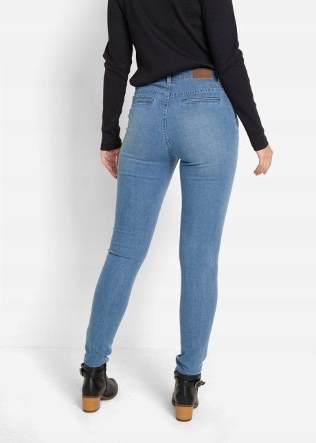 B.P.C spodnie jeansowe damskie guziki r.36