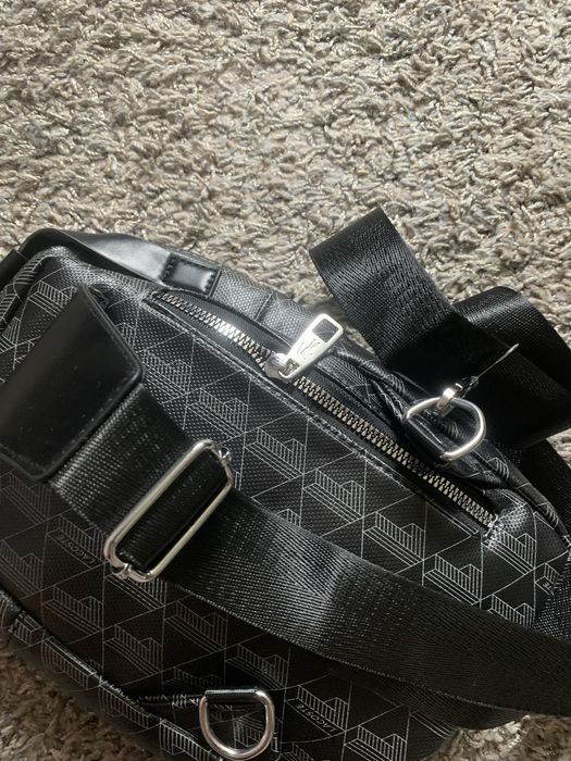 Нова сумка чорна Lacoste через плече