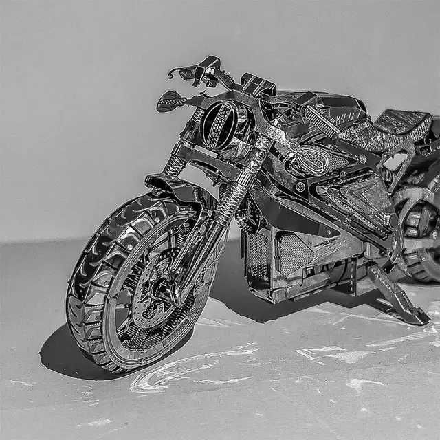 Мотоцикл, 3D металлический конструктор