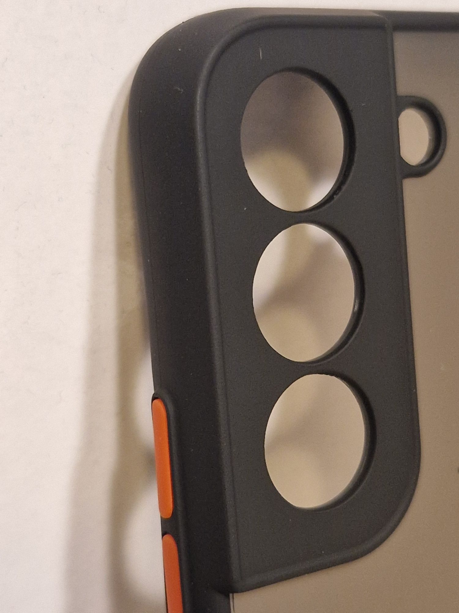 Vennus Color Button Bumper do Samsung Galaxy S22 Plus Czarny