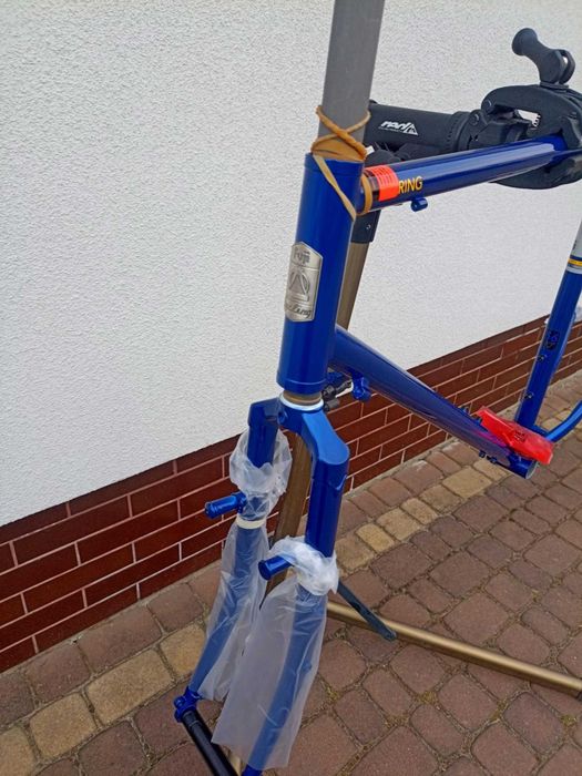 Rama Frameset  Fuji turing chro-mo nowa stalowa stylowa + widelec