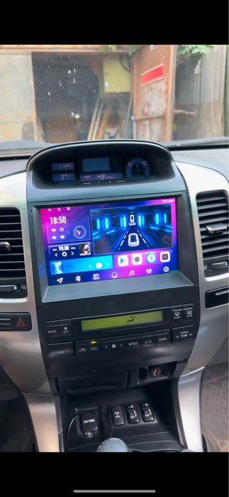 Андроїд магнітола для Toyota Land Cruiser Prado 120, CarPlay