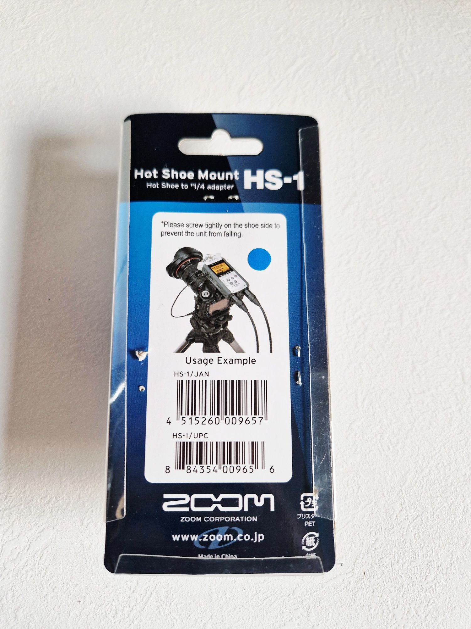 Adapter na gorącą stopkę Zoom HS-1, nowy! Mocowanie rejestratora