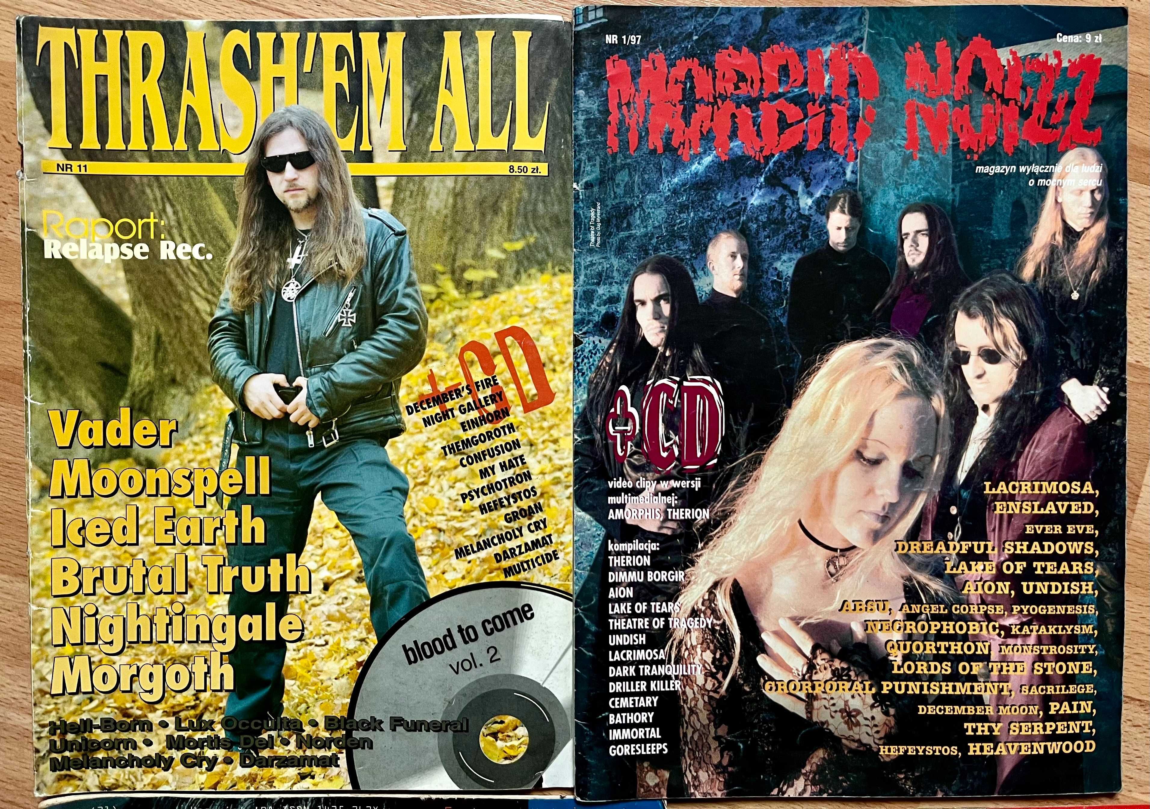 Magazyn XL, Morbid Noizz, Trash'em All, Czasopisma muzyczne