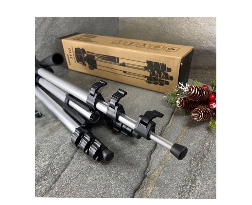 Алюминиевый штатив для камеры Tripod 3110 + держатель для телефона