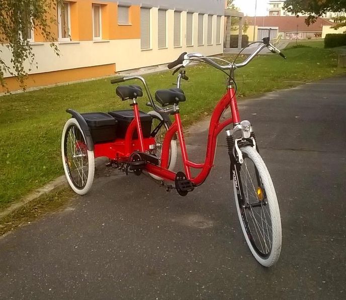 Rower trójkołowy dwuosobowy ECO Tandem Duet producent Polska