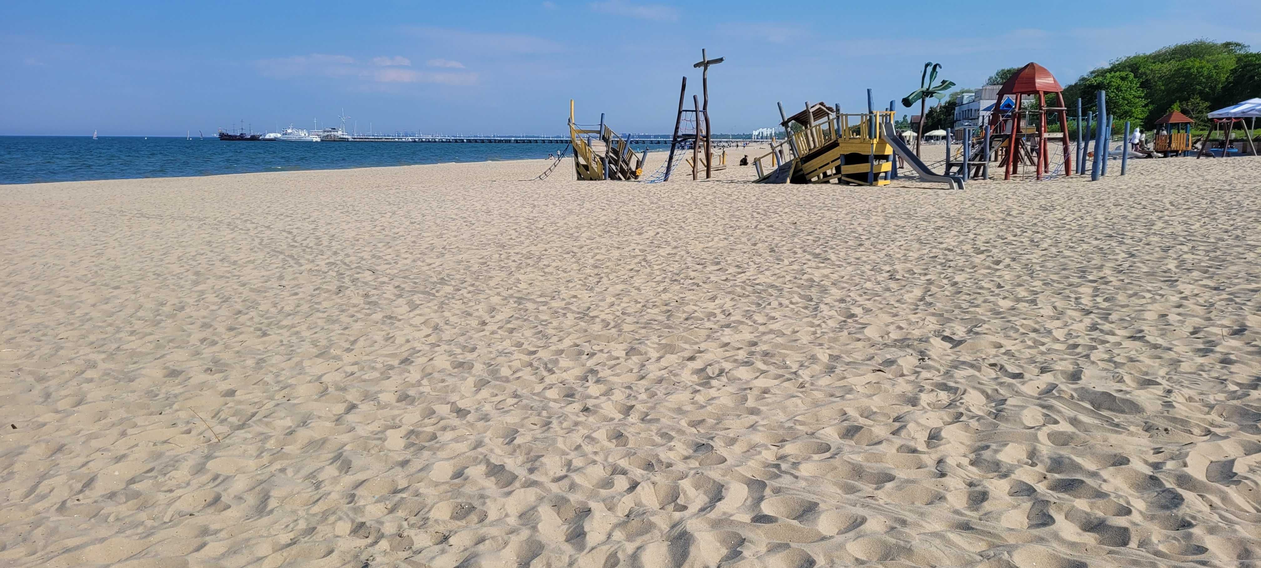 Plaża i molo Center Apartment Sopot 100m plaża park rower rolki boisko