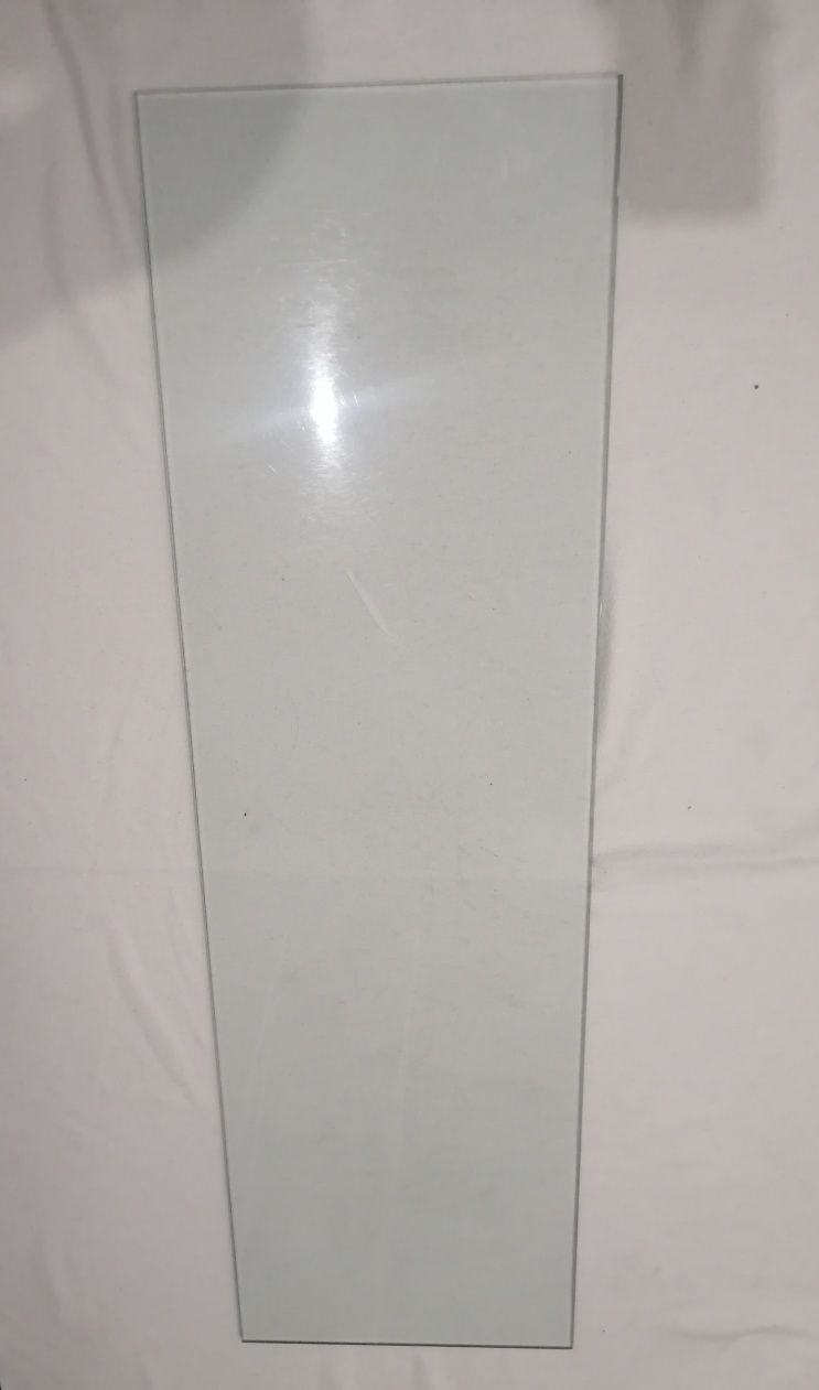 Półka szklana hartowana szyba hartowana 128x38 grubośc 8mm  3 szt