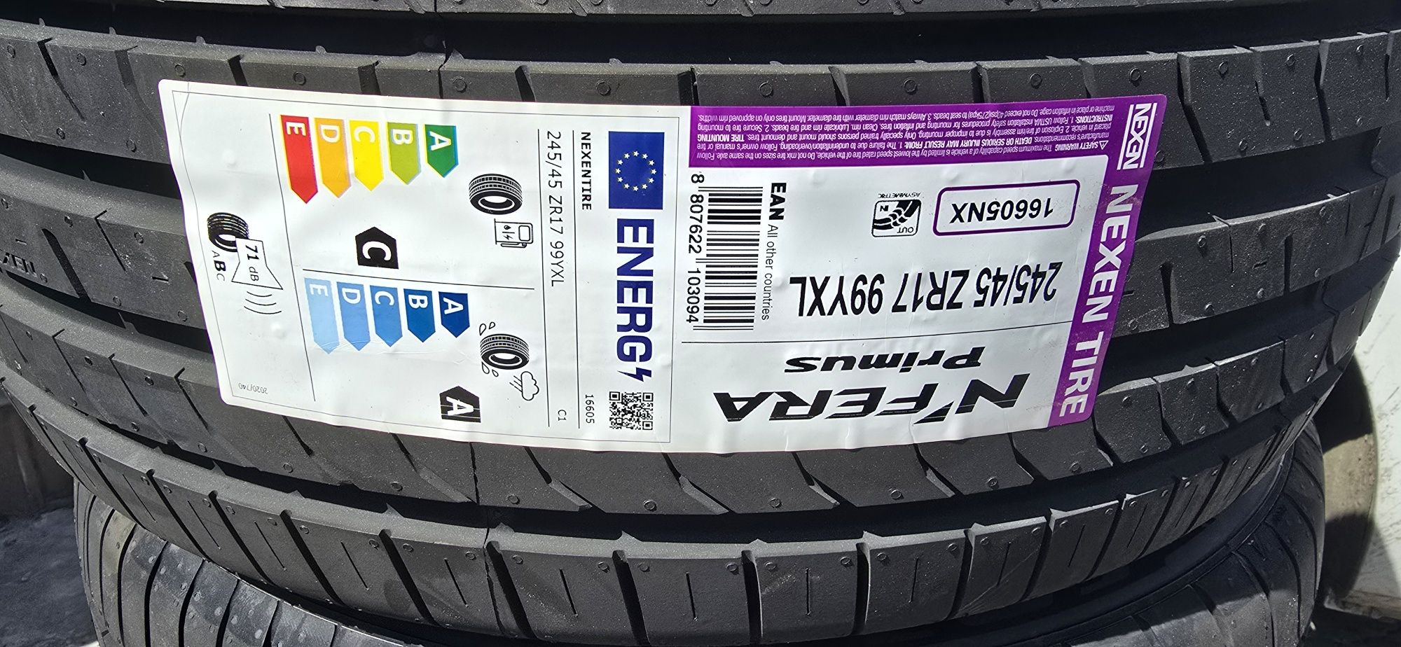 Opony letnie 245/45/17 Nexen Nfera nowe 2023r