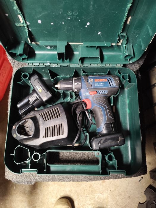 Wkrętarka Bosch 12v 10.8v GSR 12v-15 Sprawna komplet 4ah 12v