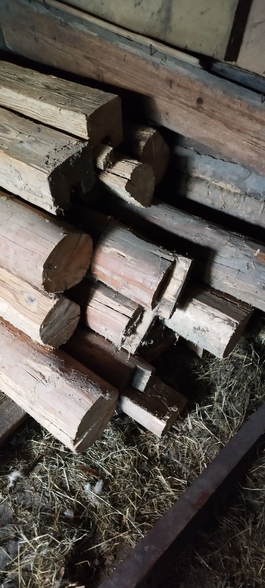 Stare drewno belki