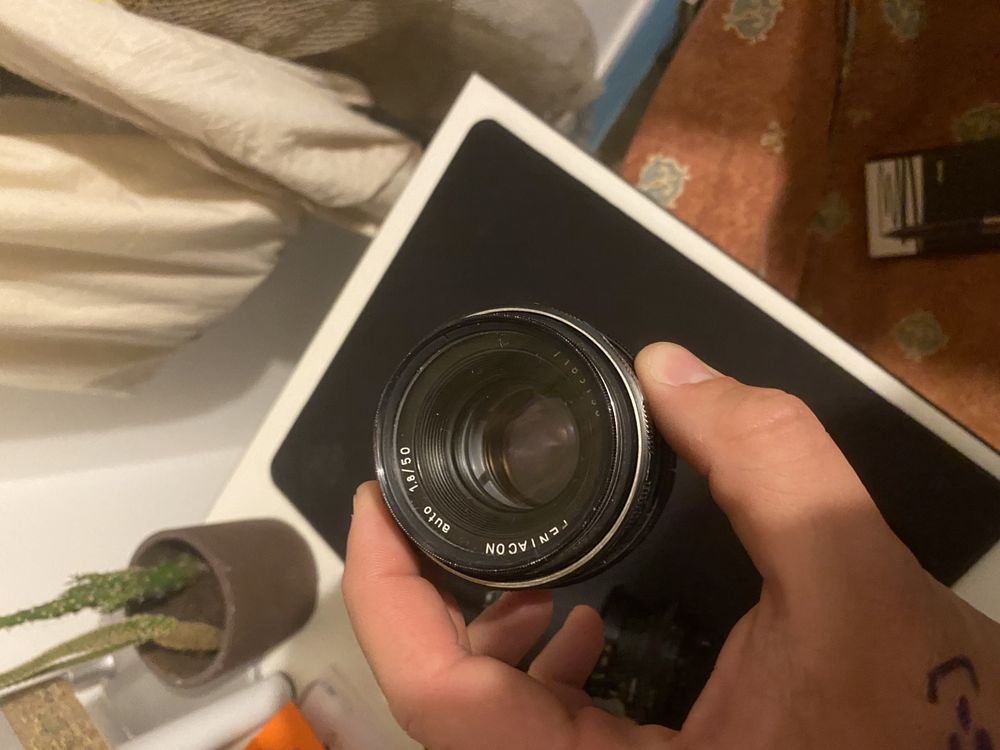 Lente vintage 50mm rosca M42