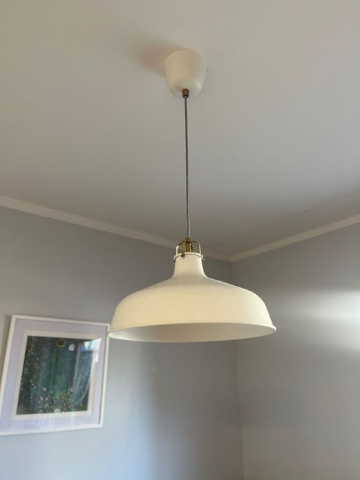 2x Lampa wisząca IKEA RANARP – kremowa, stan idealny