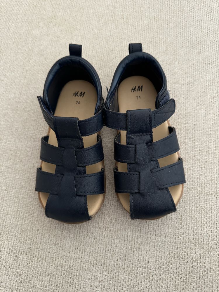 Босоніжки H&M 24 р. (15 см) темно-сині