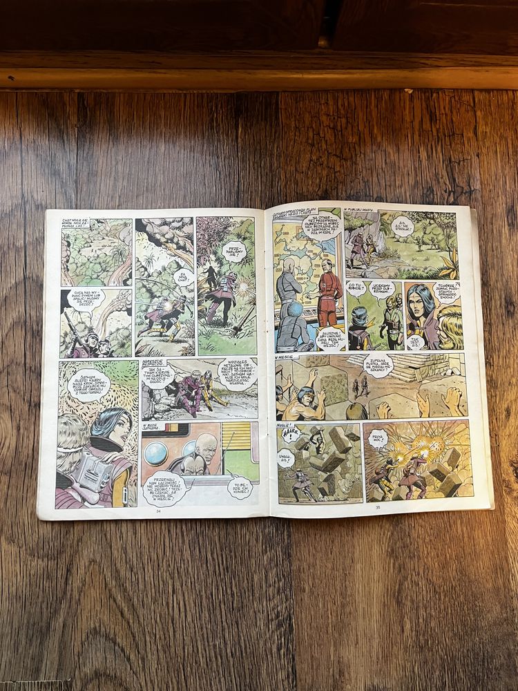 Komiks Bunt Olbrzymów z PRL