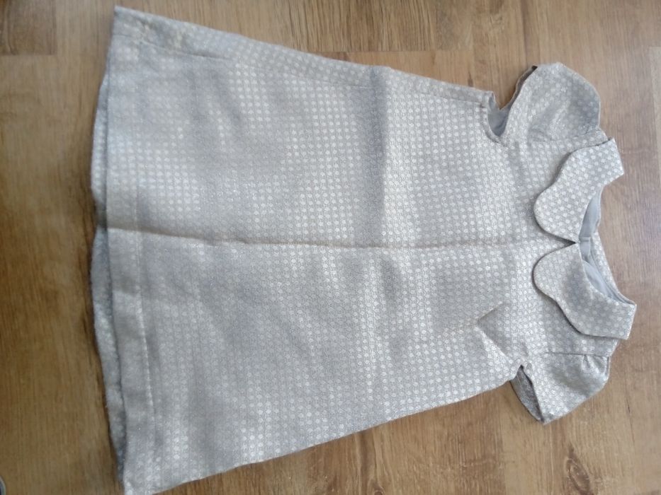 Sukienka na imprezy święta złota H&M rozmiar 92