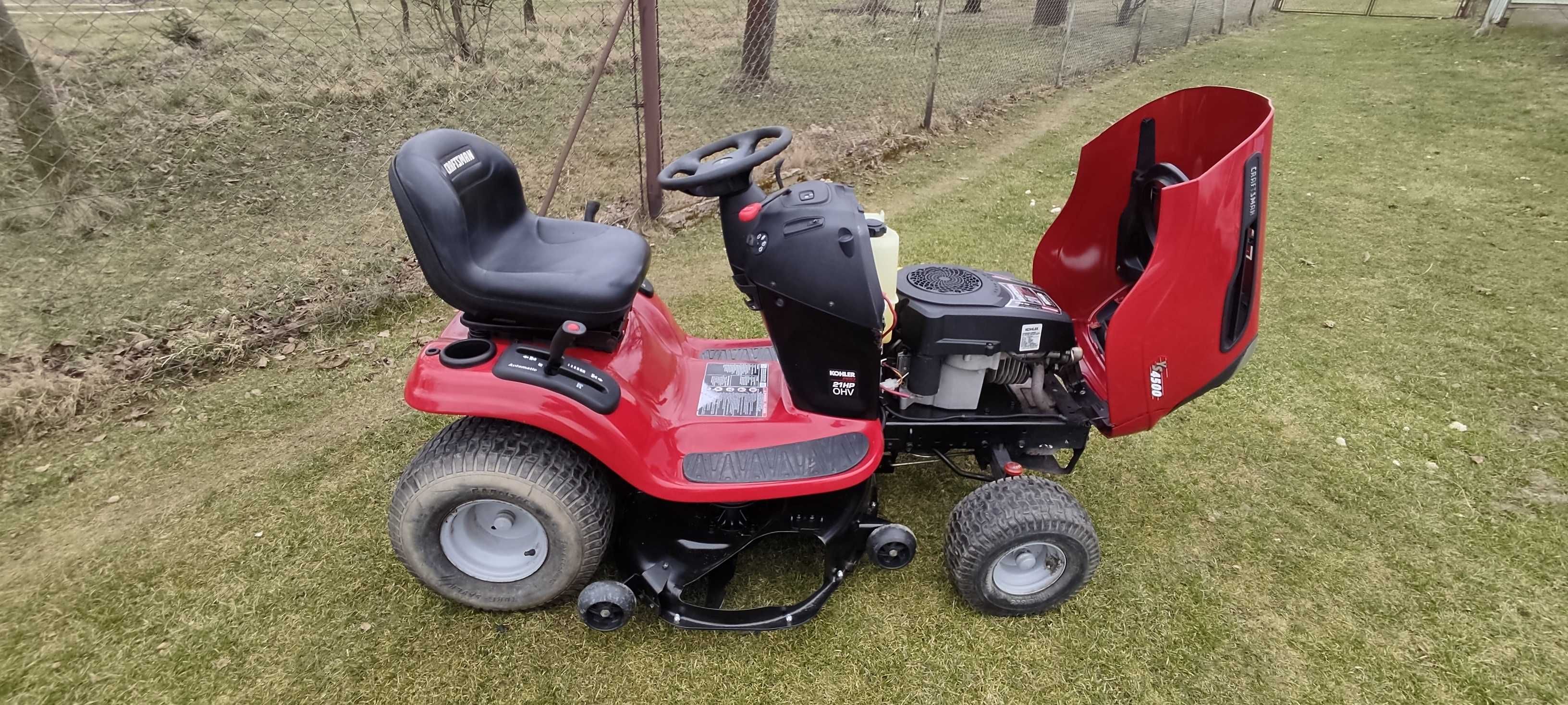 KOSIARKA Traktorek CRAFTSMAN 21 hp Briggs Cub Cadet Husqvarna John