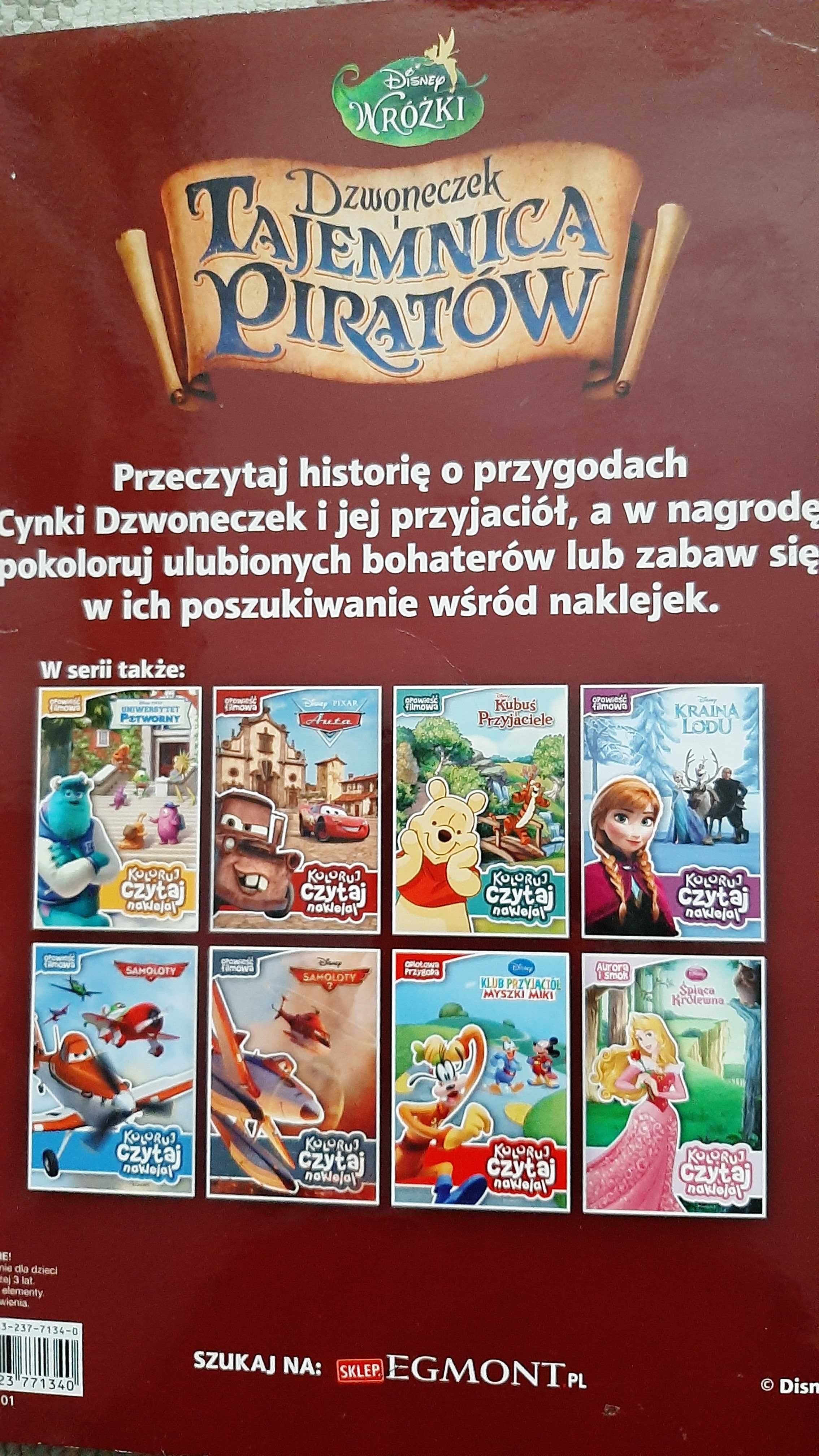 Dzwoneczek i tajemnica piratów Wróżki Egmont opowieść filmowa