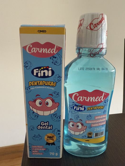 Carmed fini creme dental+ enxaguante