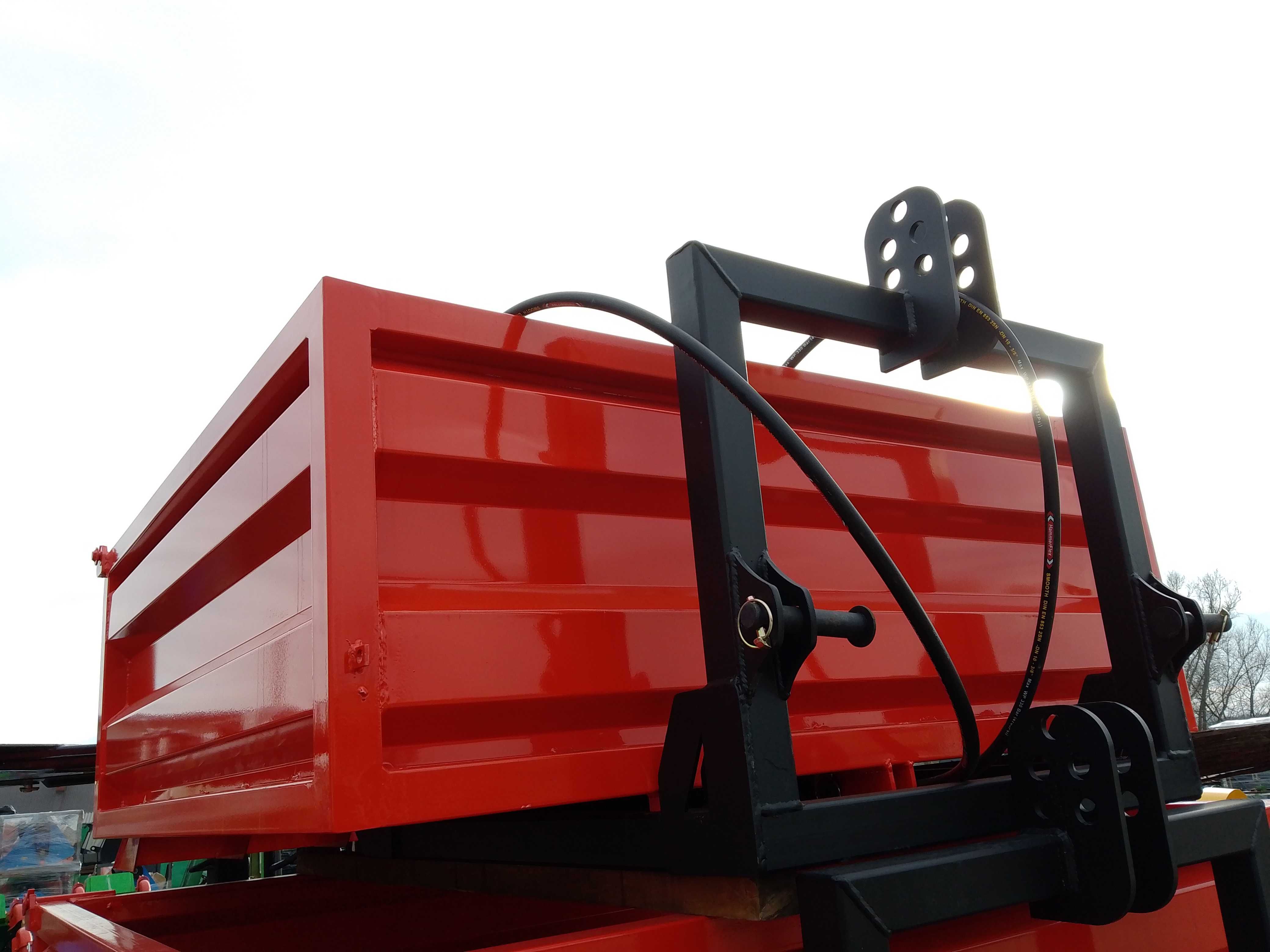Skrzynia transportowa 1,5m na tuz 150x100x50 możliwy kiper ręczny