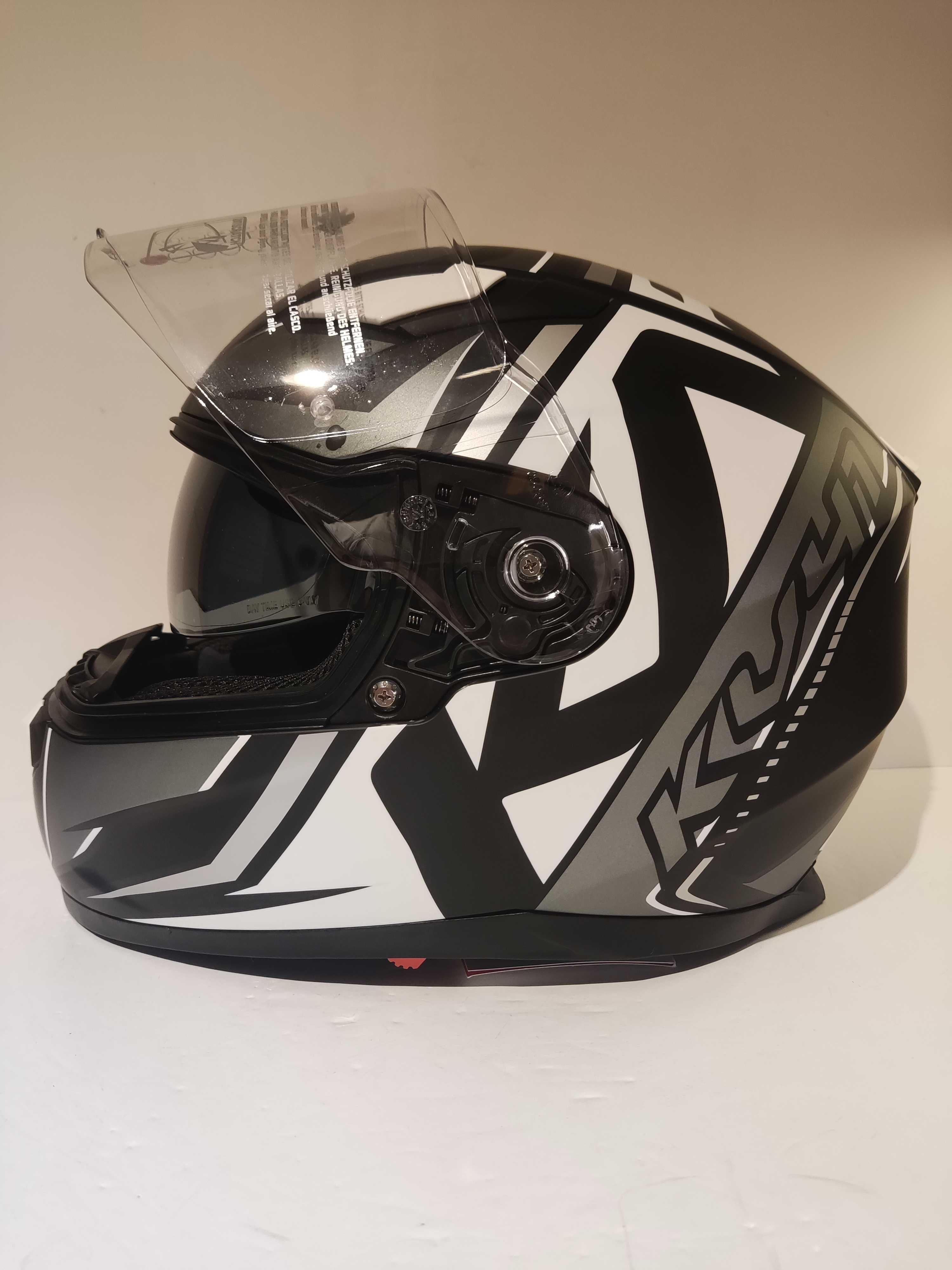 Capacete Kappa dupla viseira mota scooter novo