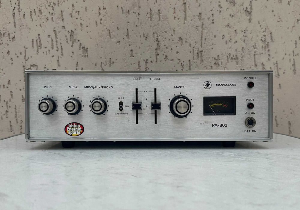 Підсилювач Monacor PA-802 (100 Вт / моно / трансляційний)