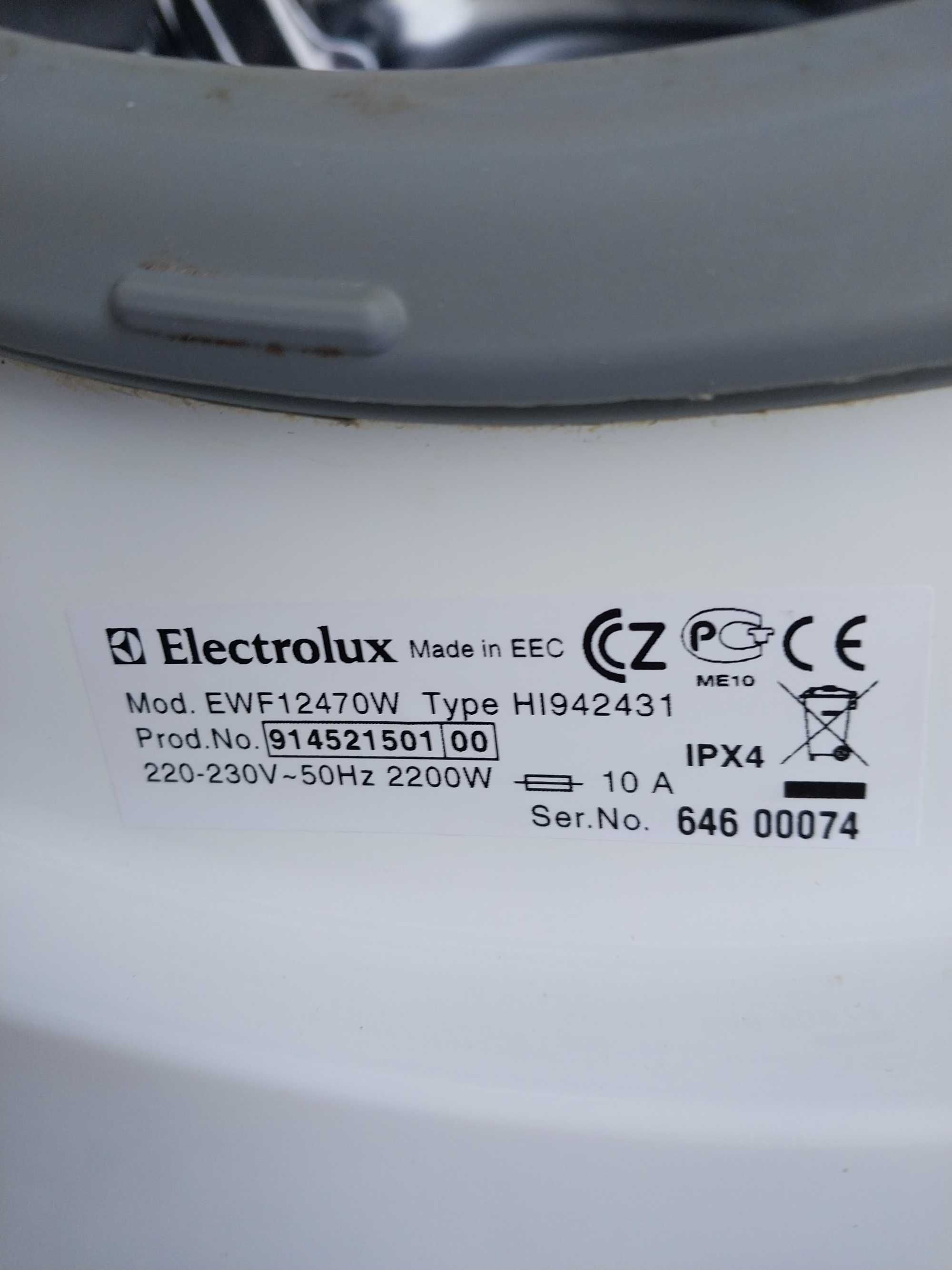 Пральна машина   Miele W433S  на 5кг.  ELECTROLUX  EWF12470W   8 кг