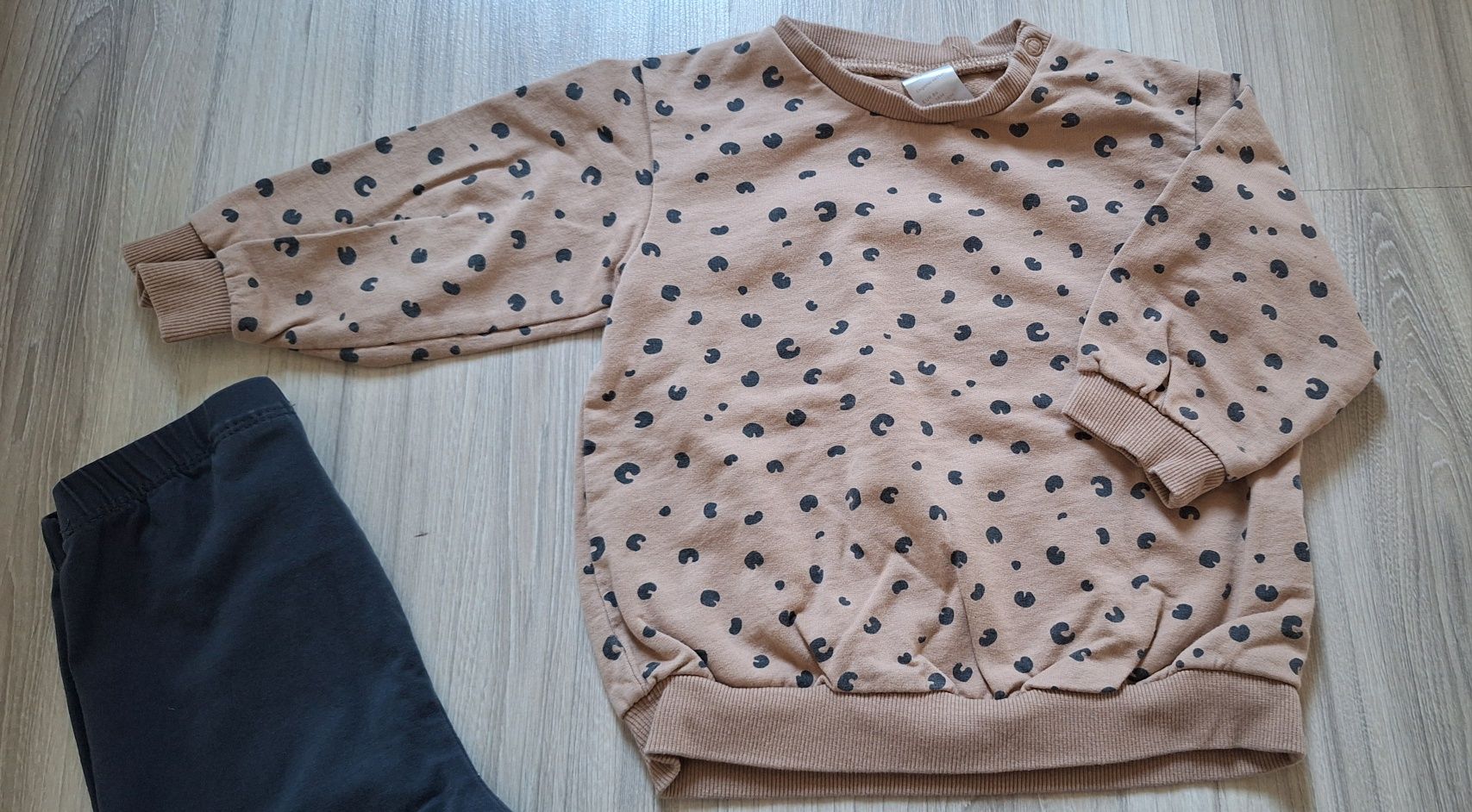 Zestaw bluza dresowa+legginsy H&M r.86