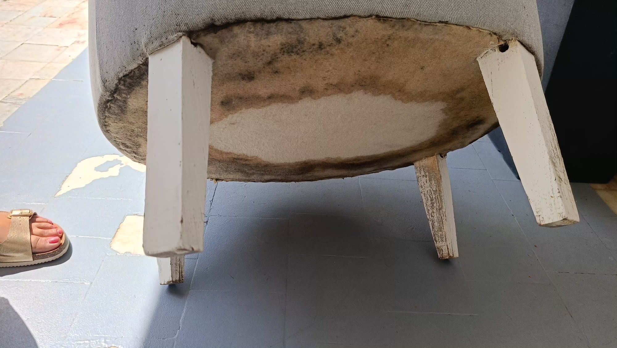 Poltrona Senhorinha cinzenta